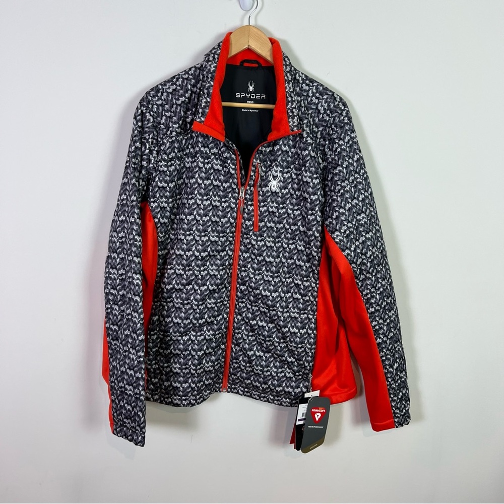 Spyder Black and Red Men's Jacket